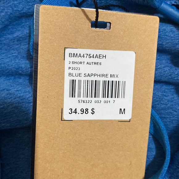 Black mountain blue sapphire mix short for men size M - Picture 8 of 8